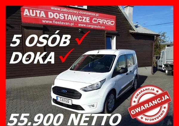 samochody osobowe Ford Transit Connect cena 55900 przebieg: 152000, rok produkcji 2019 z Białystok